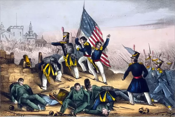 Mexican-American War 1846-1848: Battle of Chapultepec 12-13 September 1847. American