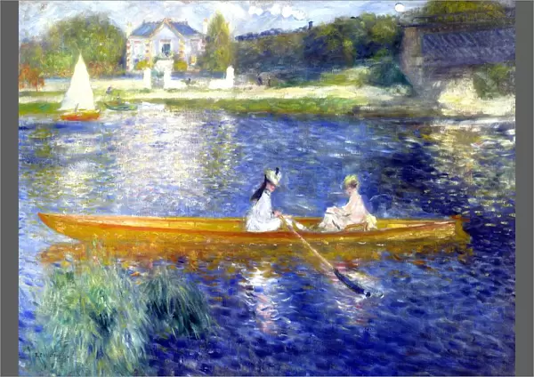 La Yole (The Skiff), 1875. Oil on canvas. Pierre-Auguste Renoir (1841-1919) French painter