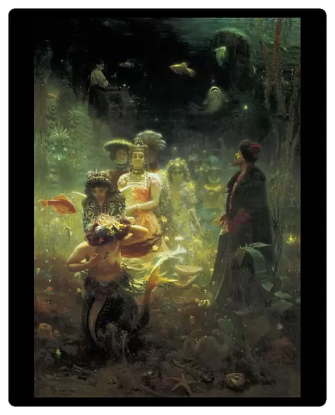 Ilya Repin Russian artist. (1884-1930) Sadko. 1876. Oil on canvas. Sadko (hero of