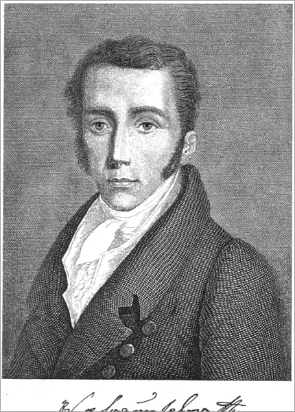 Joseph von Fraunhofer (1787-1826), German physicist. Developed the spectrum