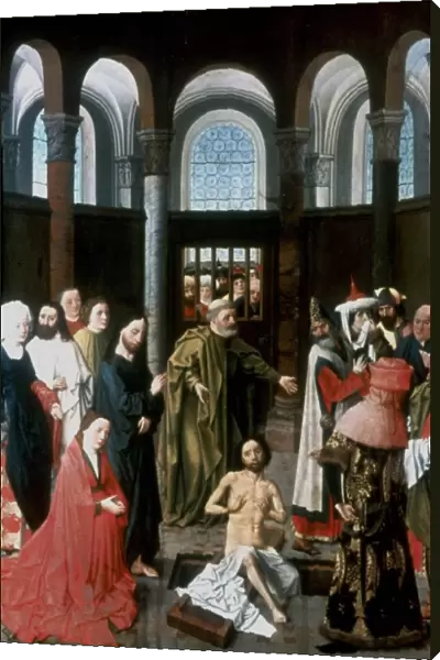 The Raising of Lazarus Jesus raised Lazarus, brother of Martha and Mary (left)