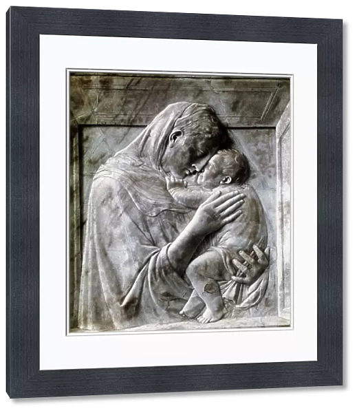 The Pazzi Madonna (Virgin and Child) Marble, c1417-18. Donatello (c1386-1466) Florentine sculptor