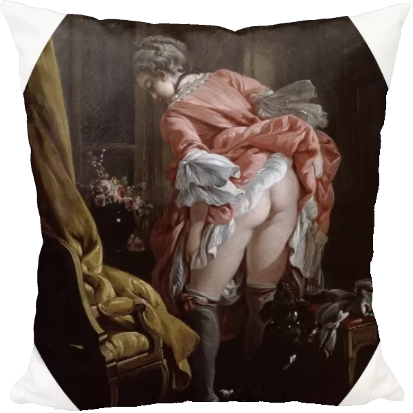 La Jupe relevee (The Raised Skirt), 1742, oil on canvas. Francois Boucher (1703-1770)