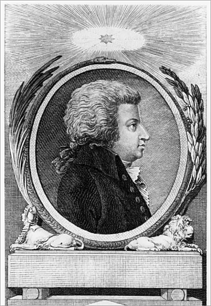 Wolfgang Amadeus Mozart (1756-1791), c1791