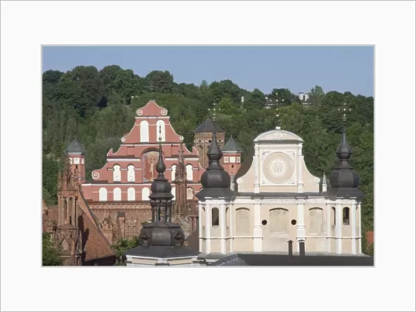 Lithuania, Vilnius, Old Town, St. Michaels Church and St. Bernardines Church