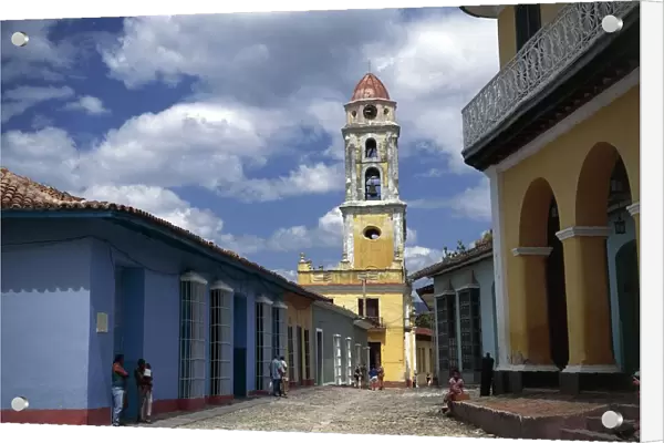 Cuba, Trinidad, Bell tower of ex Convent of Saint Francis of Assisi