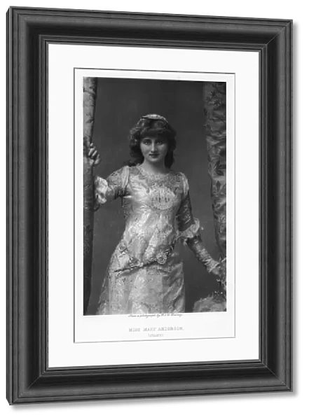 Mary Anderson (1859-1940) American actress, c1895. Here as Juliet in Romeo and Juliet