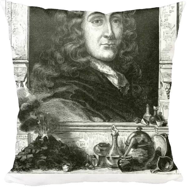 Nicholas Lemery (1645-1715) French physician and chemist. From Louis Figuier Vie
