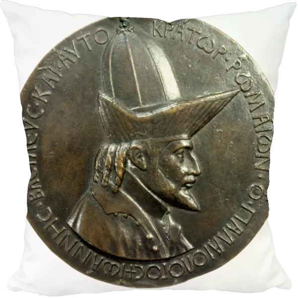 John VIII Palaeologus (1390-1448) Emperor of Constantinople from 1425. Portrait medal by Pisanello