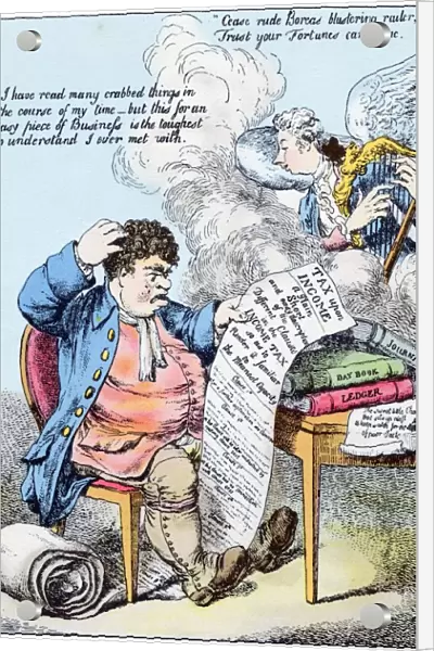 Income Tax: John Bull scratches his head at William Pitts (1759-1806) introduction