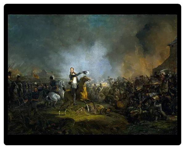 The Prince of Orange at the Battle of Quatre Bras, 16 June 1815. Painted in 1817 - 1818