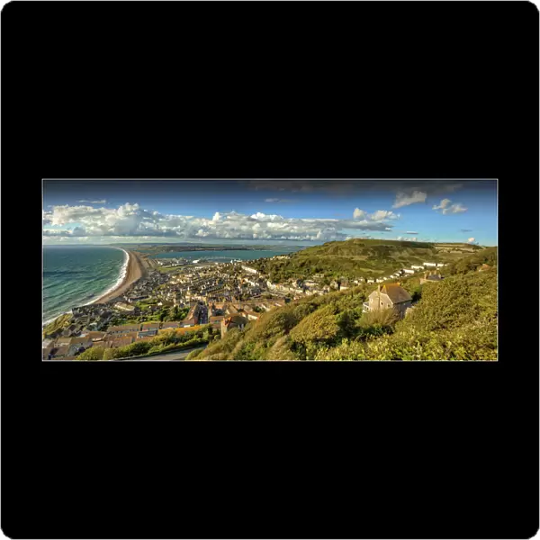 Panoramic view of Weymouth, Dorset, England, United Kingdom