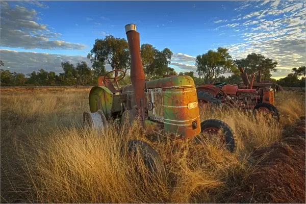 Old tractor, Comeroo, outback New South Wales, Australia