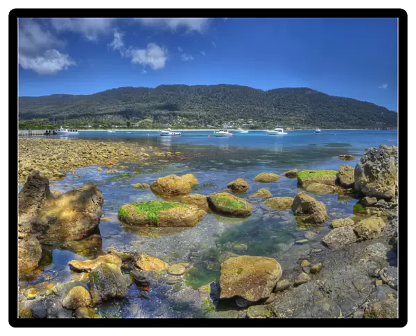 Pirates bay, southern area near Tasman peninsular, in the island state, Tasmania, Australia