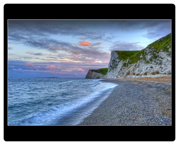 The Jurassic coastline at Durdle door in Dorset, south west England