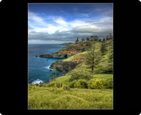 A coastal view from the track to Bird Rock, Norfolk Island