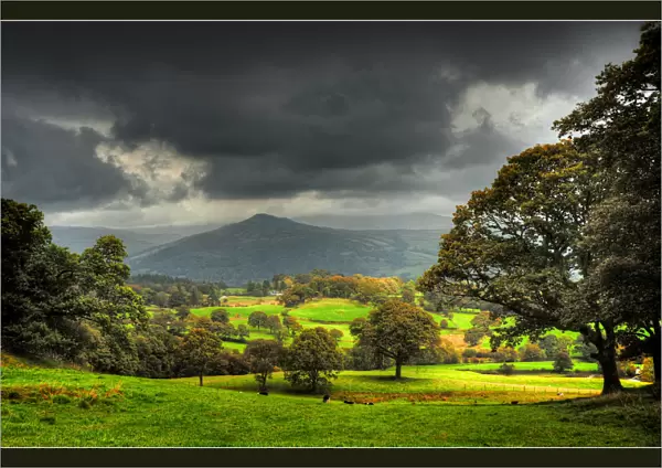 English countryside in the Lakes district, Cumbria