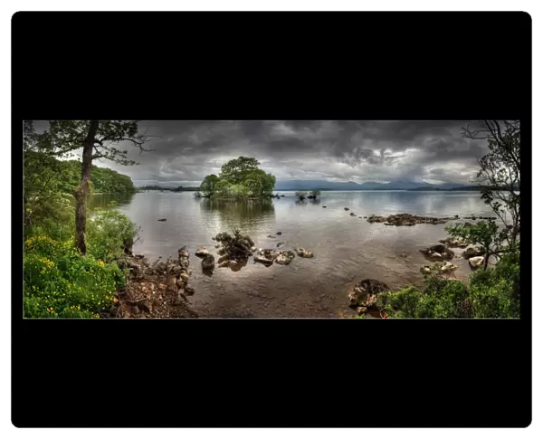 Panorama of the Eastern shoreline, Loch Lomond, Scotland