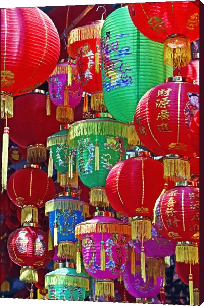 Colored lanterns, Hanoi, Vietnam