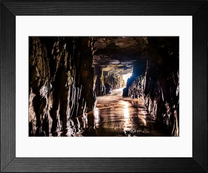 Framed Print : Remarkable Cave Print, Tasman Peninsula Landscape