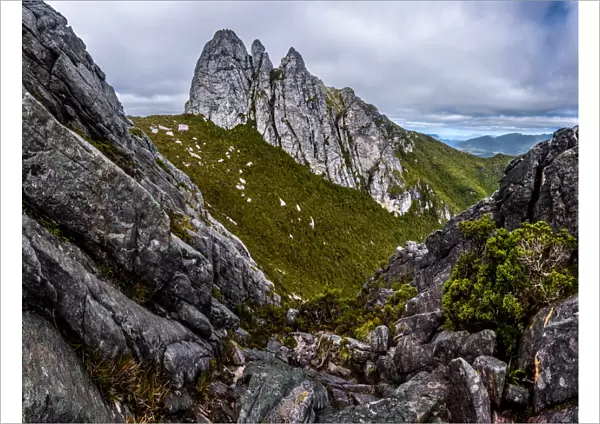 The Needles area in Eastern Arthurs Range, Tasmania