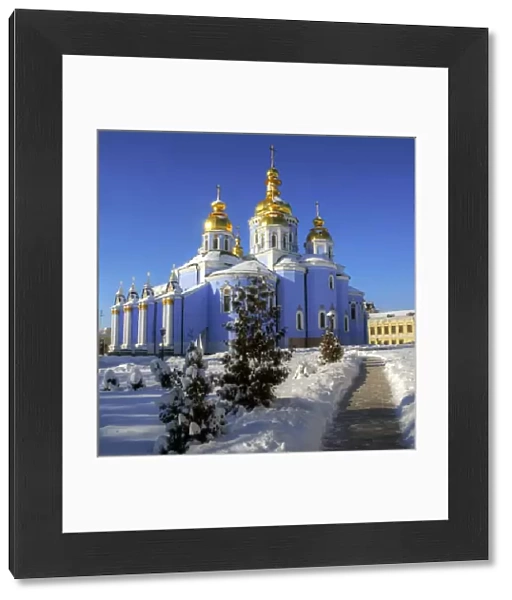 St Sophia Cathedral covered in snow