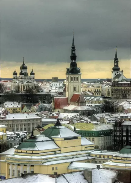Tallinn old town in winter