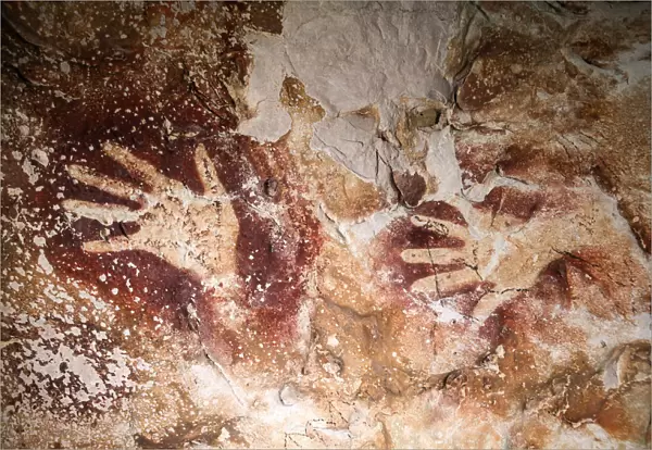 Prehistoric Petroglyph Rock Art Paintings in East Kalimantan, Borneo, Indonesia