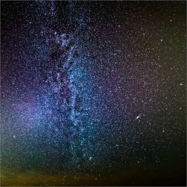 Milky Way. A colorful Milky Way shot during 2018 Perseid showers