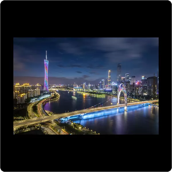 Night view of Guangzhou