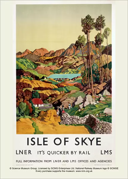 Isle of Skye, LNER poster, 1939