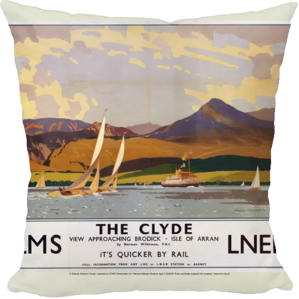 The Clyde, LMS  /  LNER poster, 1923-1947