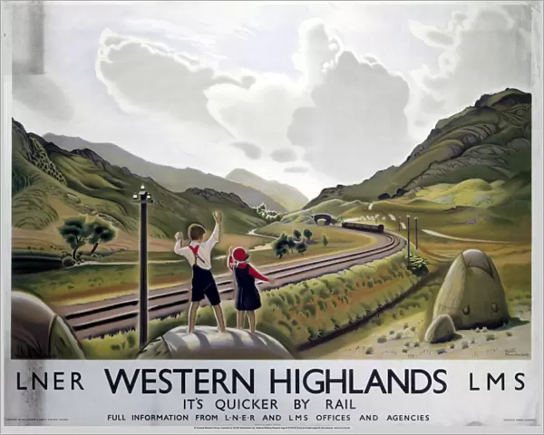 Western Highlands, LNER poster, 1923-1947