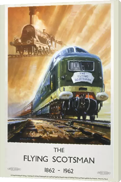 The Flying Scotsman, BR poster, 1962