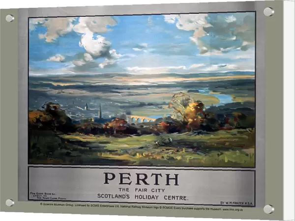 Perth - The Fair City, Perth Council (LMS) poster, 1923-1947