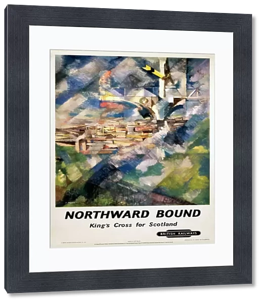 BR(ER) poster. Northward Bound - Kings Cro