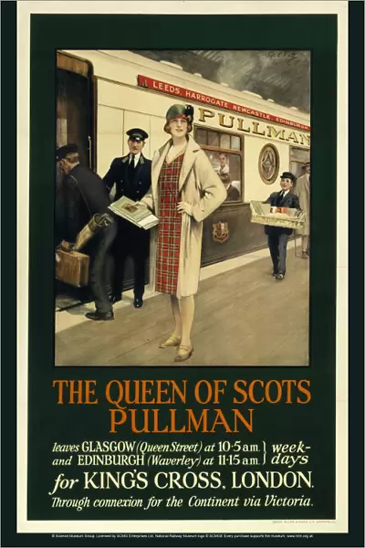 The Queen of Scots, Pullman Company poster, 1923-1947