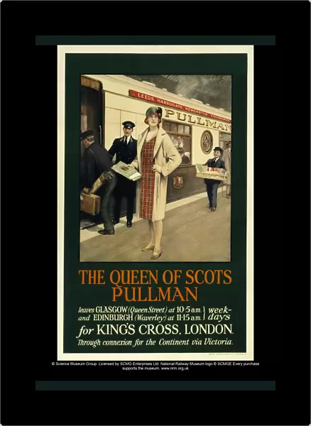 The Queen of Scots, Pullman Company poster, 1923-1947