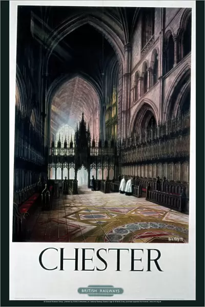 Chester, BR (LMR) poster, 1953