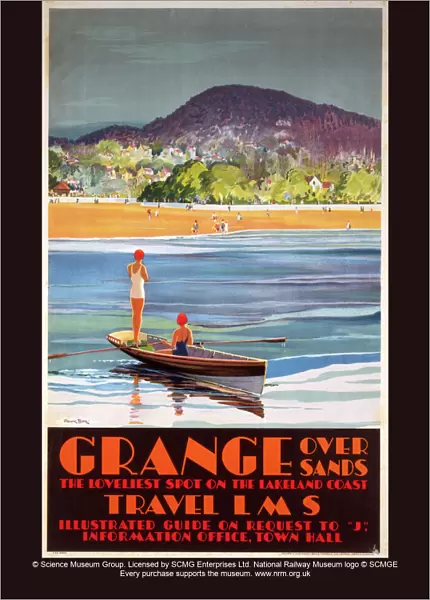 Grange over Sands, LMS poster, 1923-1947