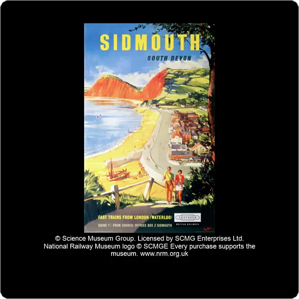 Sidmouth, BR (SR) poster, 1959