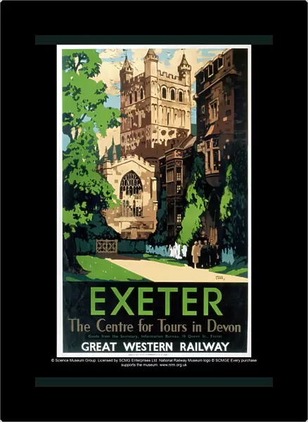 Exeter, GWR poster, 1923-1947