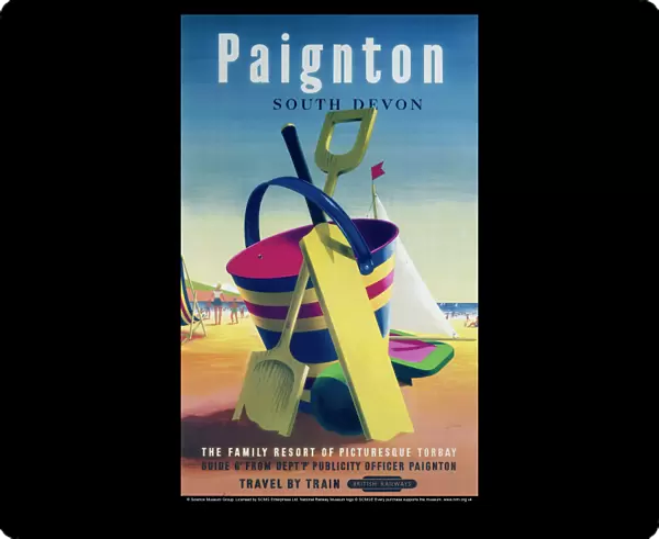 Paignton, BR poster, 1955