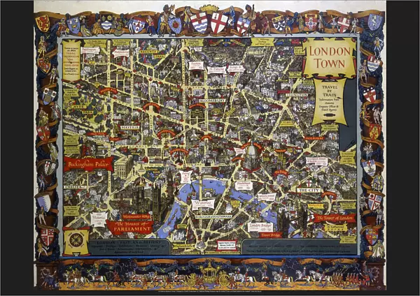 London Town, BR poster, 1948-1965