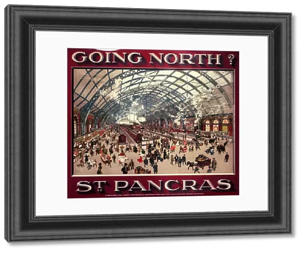 Going North St Pancras, MR poster, 1910