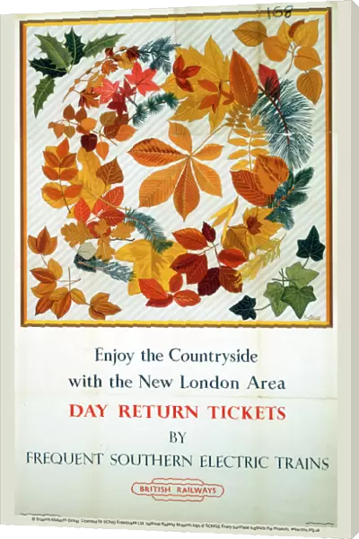 Enjoy the Countryside, BR (SR) poster, 1948-1965
