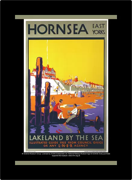 1986-9002. Poster, LNER. Hornsea, East Yorkshire - Lakeland by the Sea