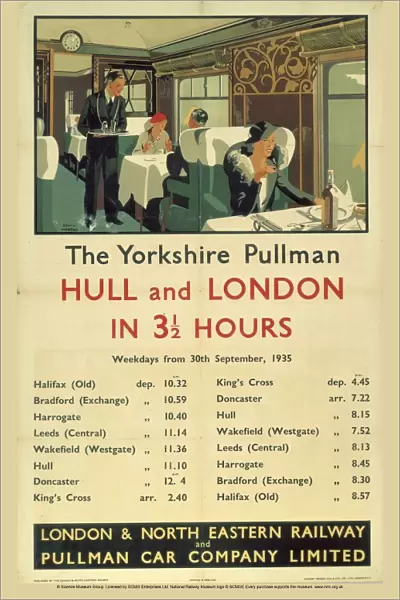 The Yorkshire Pullman, LNER  /  Pullman Car Company Limited poster, 1935