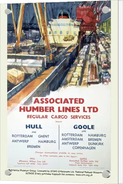 Associated Humber Lines, BR poster, 1961