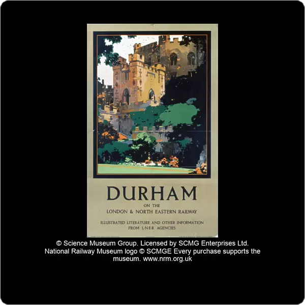 Durham, LNER poster, 1930s